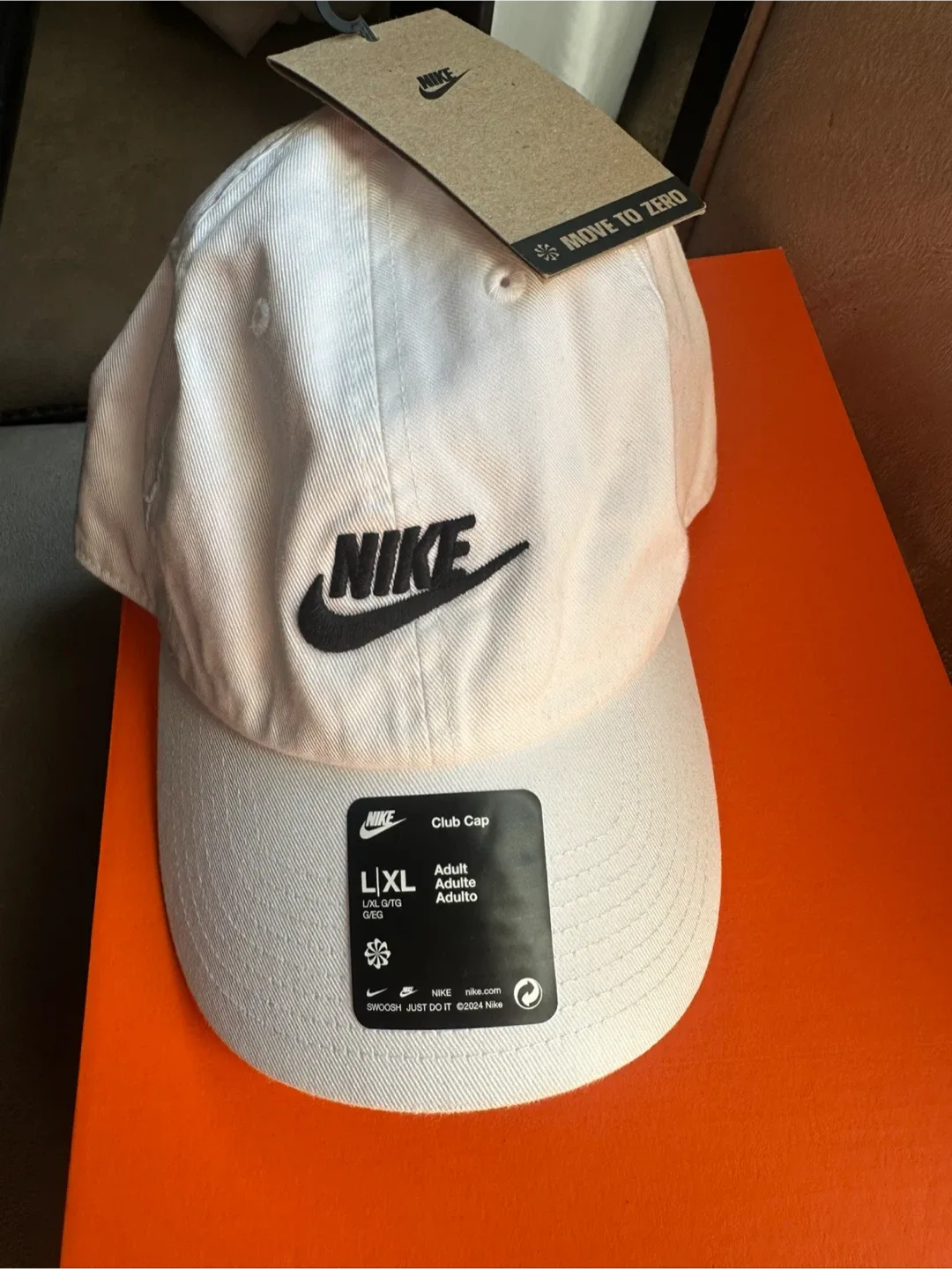 Nike Club Cap - White, L/XL - New with Tag! image indicator(2)