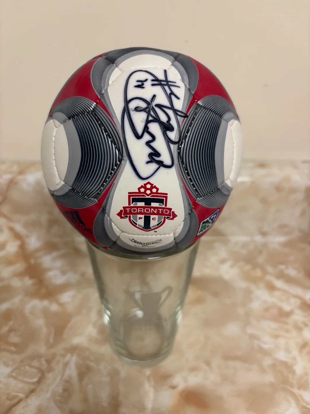 Autographed Dwayne De Rosario Toronto FC Soccer Ball thumbnail