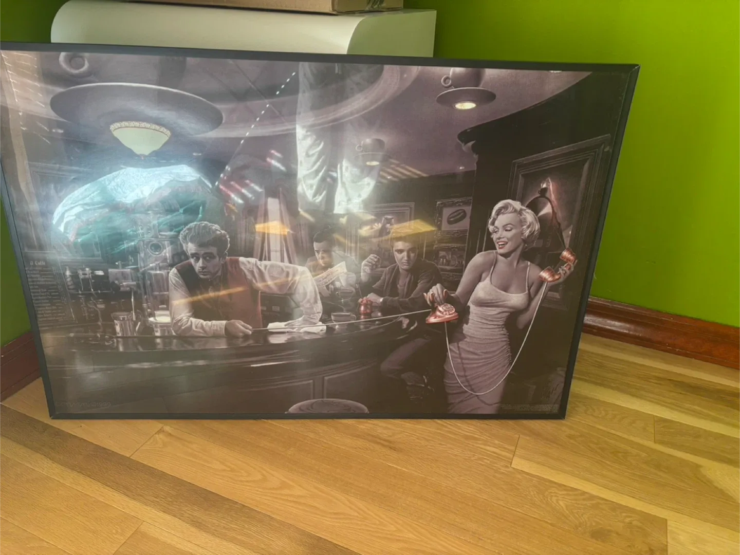 James Dean, Elvis, Marilyn Monroe Framed Print image indicator(2)