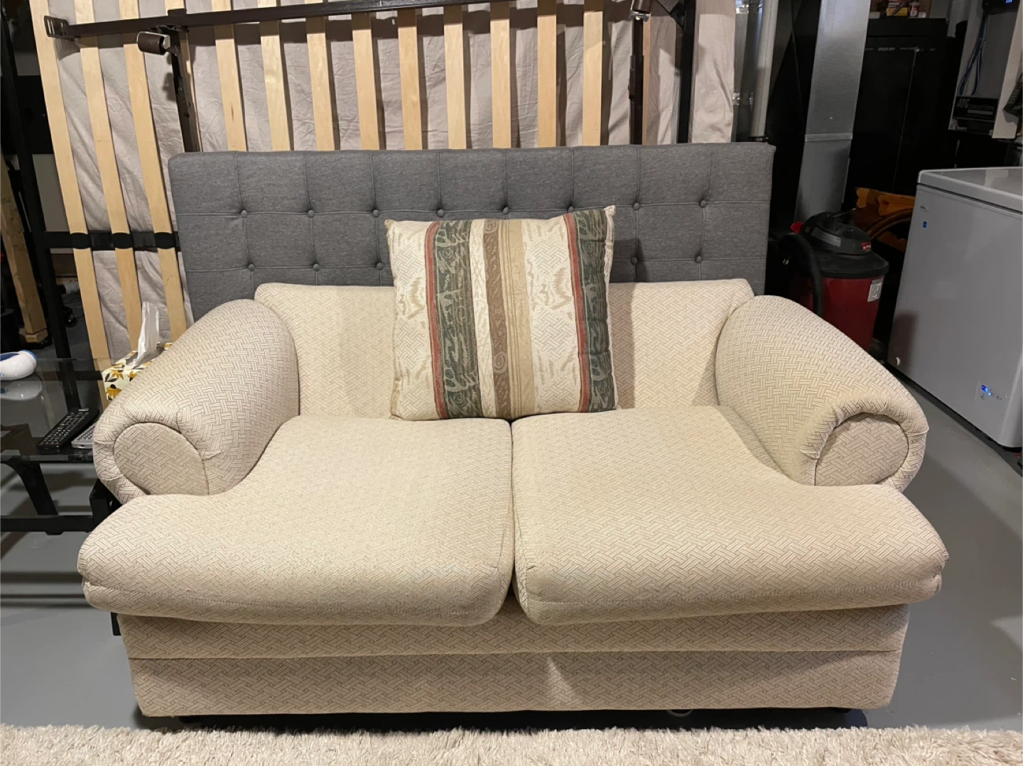 Loveseat Sofa with Cushions - photo 4