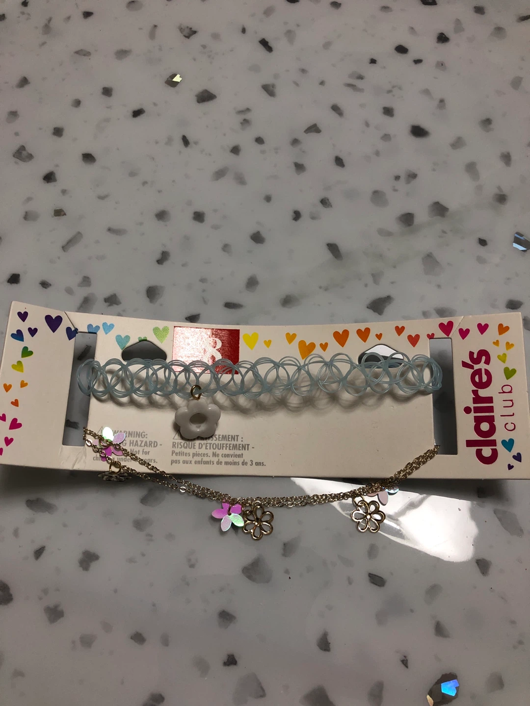 Claire's Club Necklace Set - New