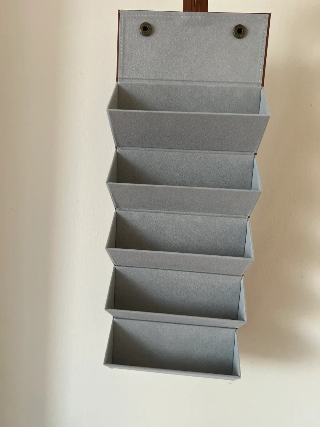 Hanging Sunglasses Organizer - Brown thumbnail