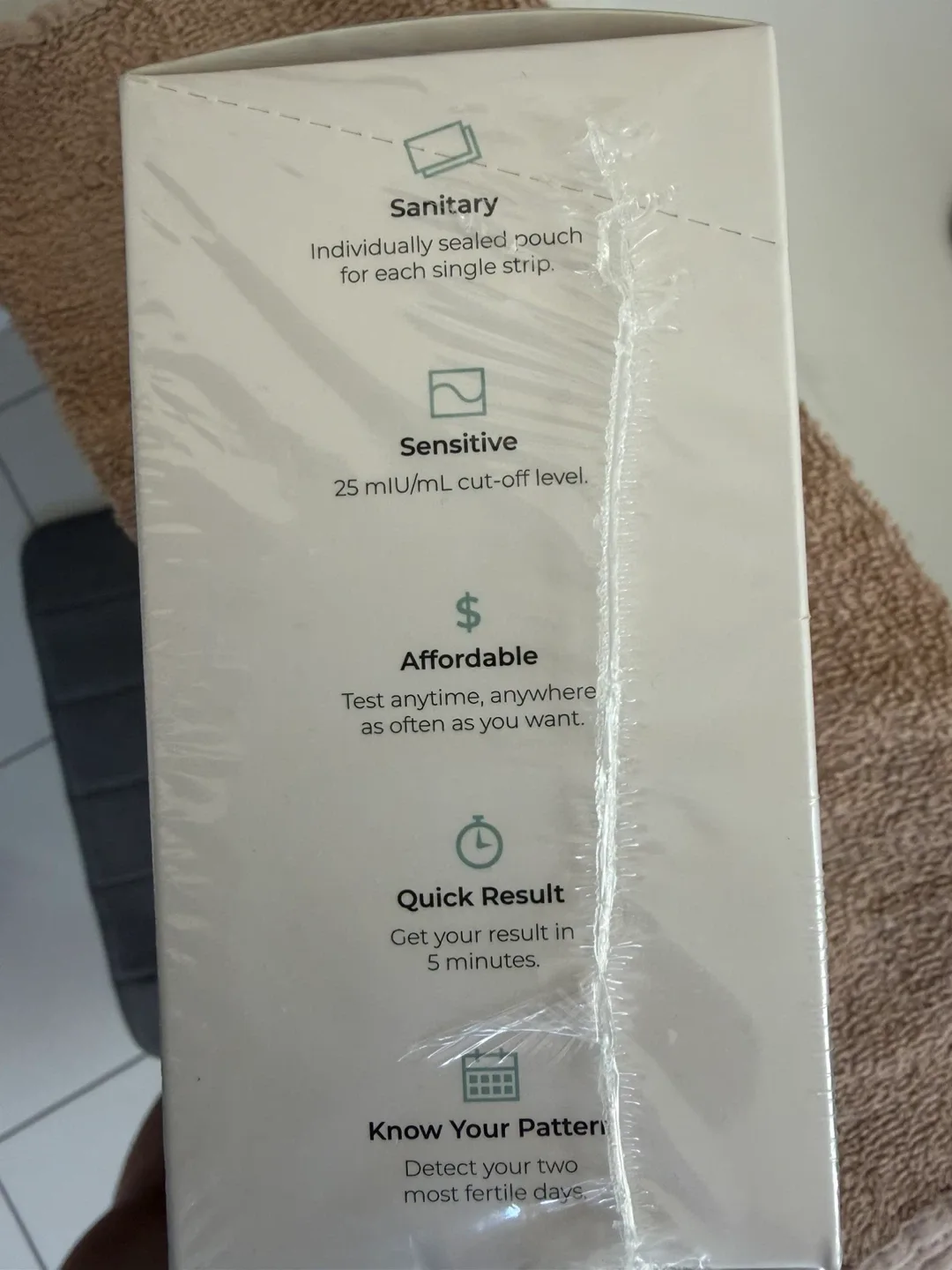 New Wondfo 50 Ovulation Strips - Self-Checking Predictor Kit image indicator(3)