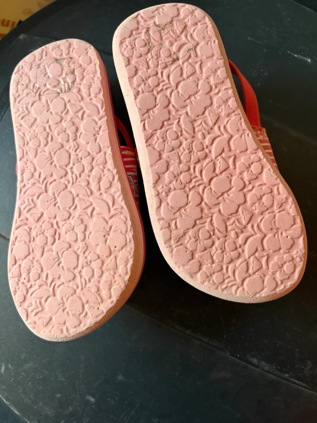 Roxy Girl's Pink Sandals Size 7 - photo 3