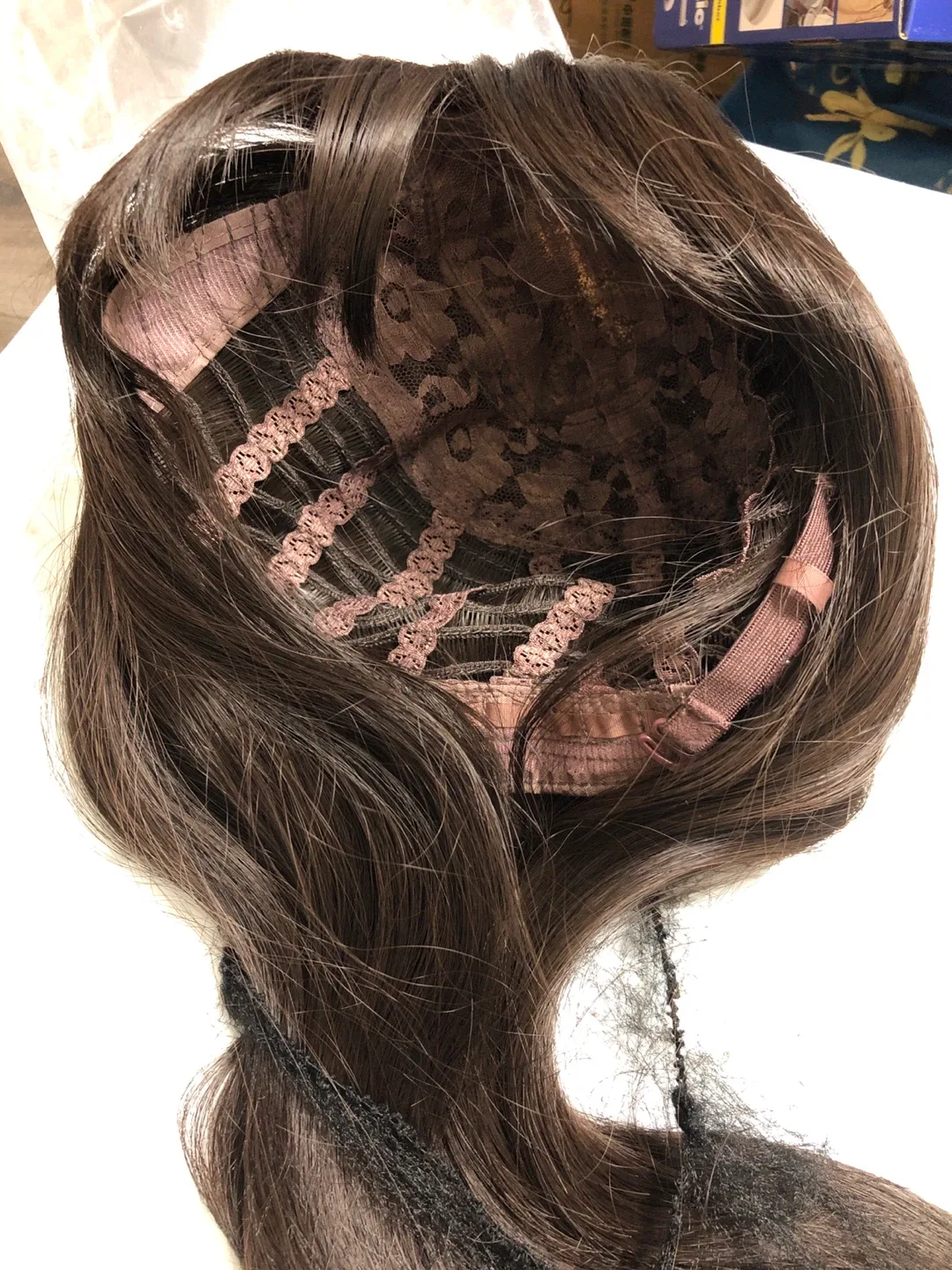 New! Long hair Brown Wig / dark brown image indicator(3)