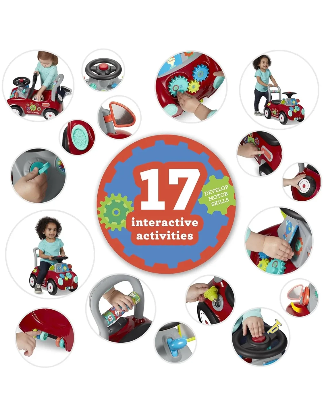 Radio Flyer Busy Buggy Ride-On Toy image indicator(4)