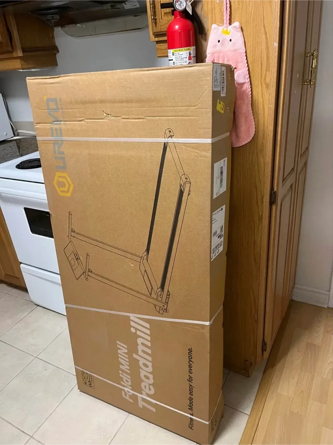 UREVO Stroll Aldi Mini Treadmill - Like New! image indicator(2)