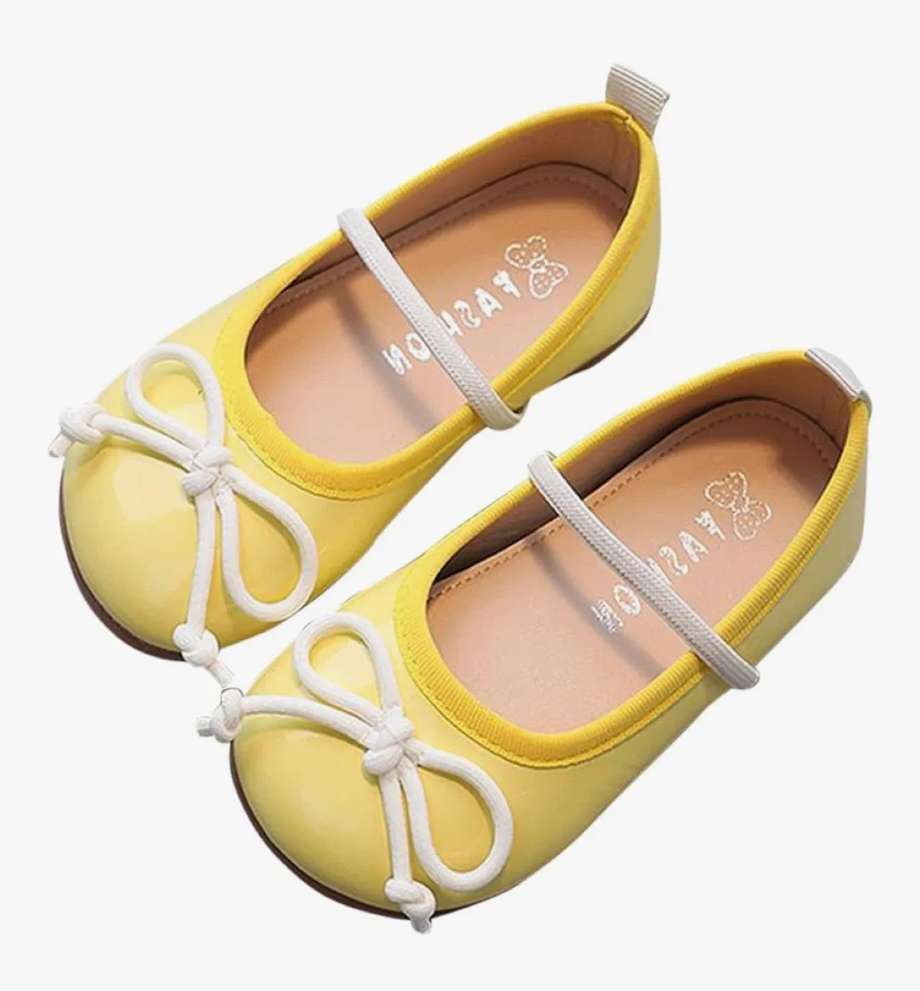 Yellow Bowknot Ballet Flats - Kids Size 13 thumbnail