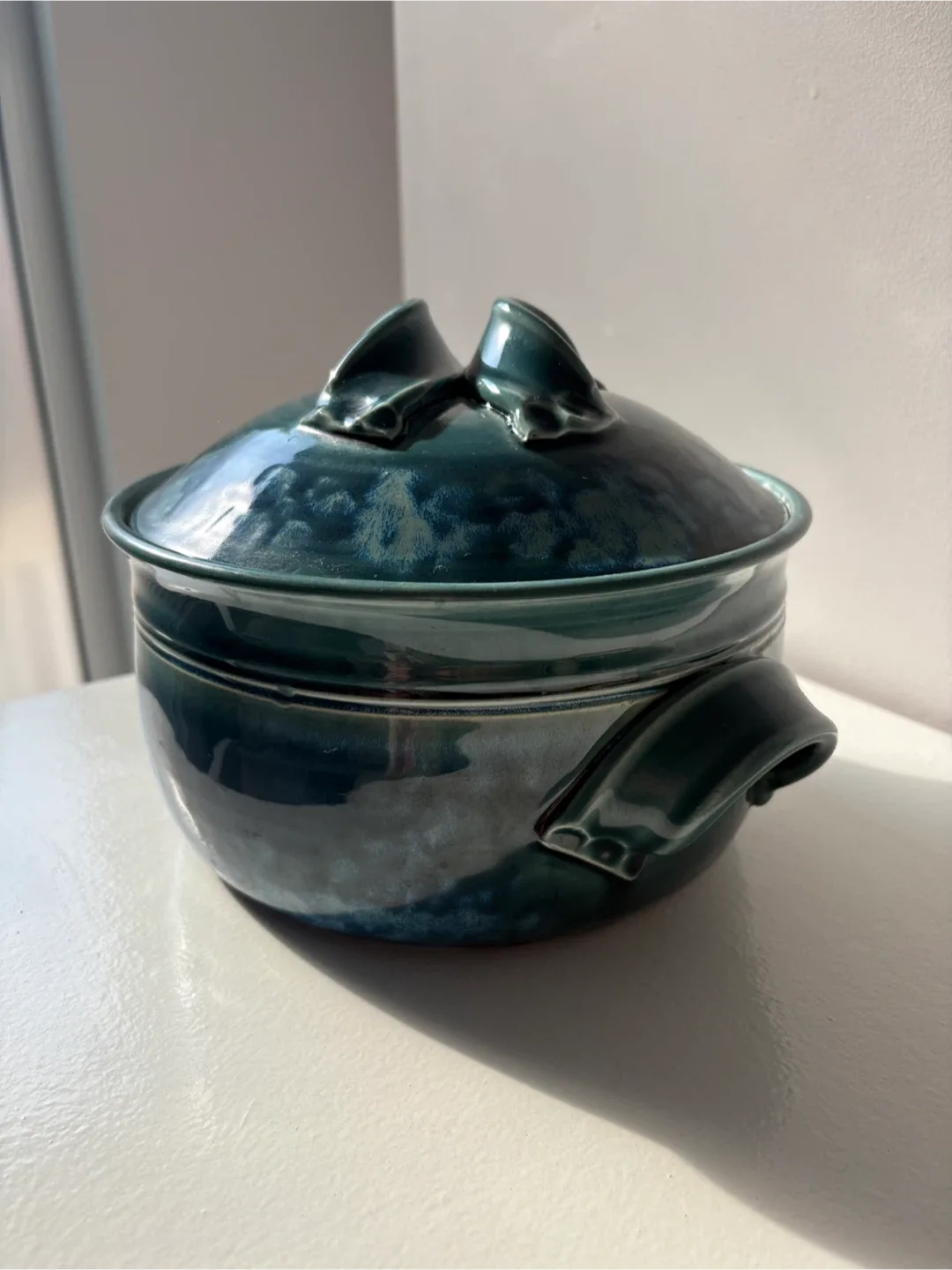 Blue Mountain Pottery Casserole Dish with Lid 🧡 thumbnail
