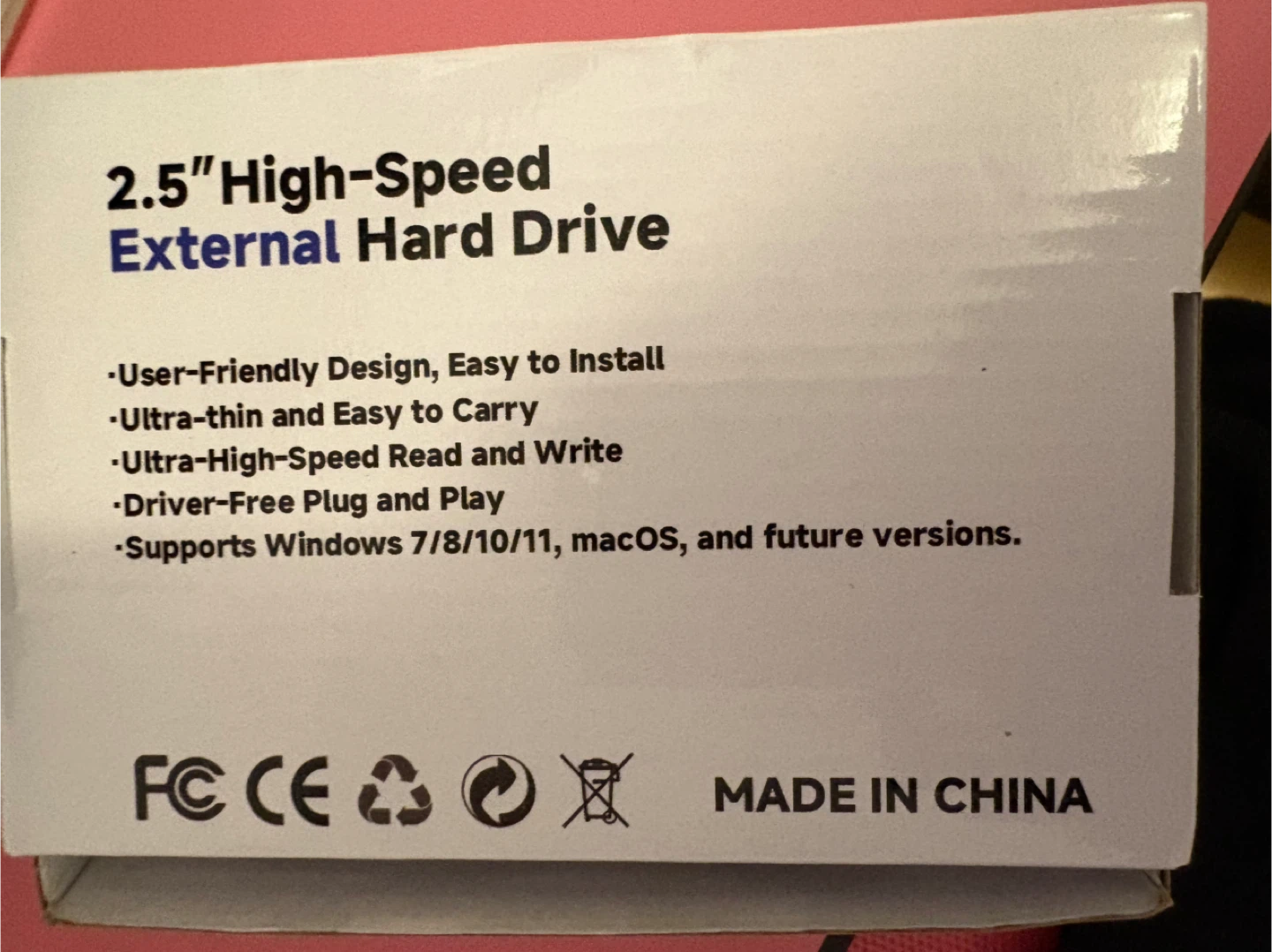 New 2.5" High-Speed 4TB External Hard Drive - photo 5