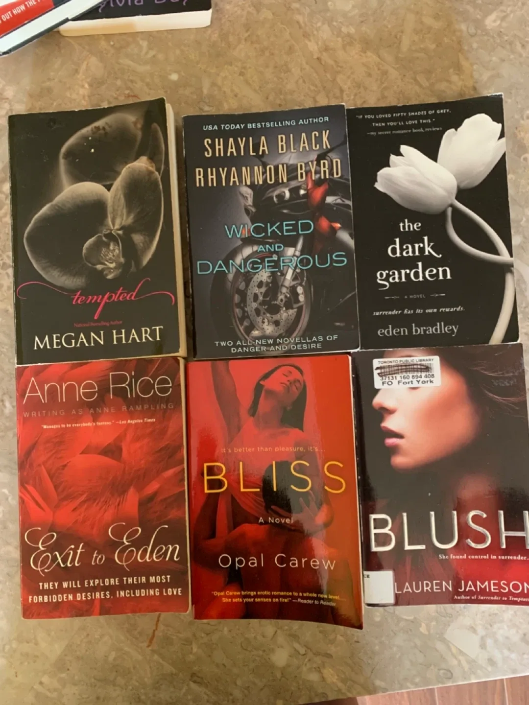 Lot of Erotic Romance Novels image indicator(2)