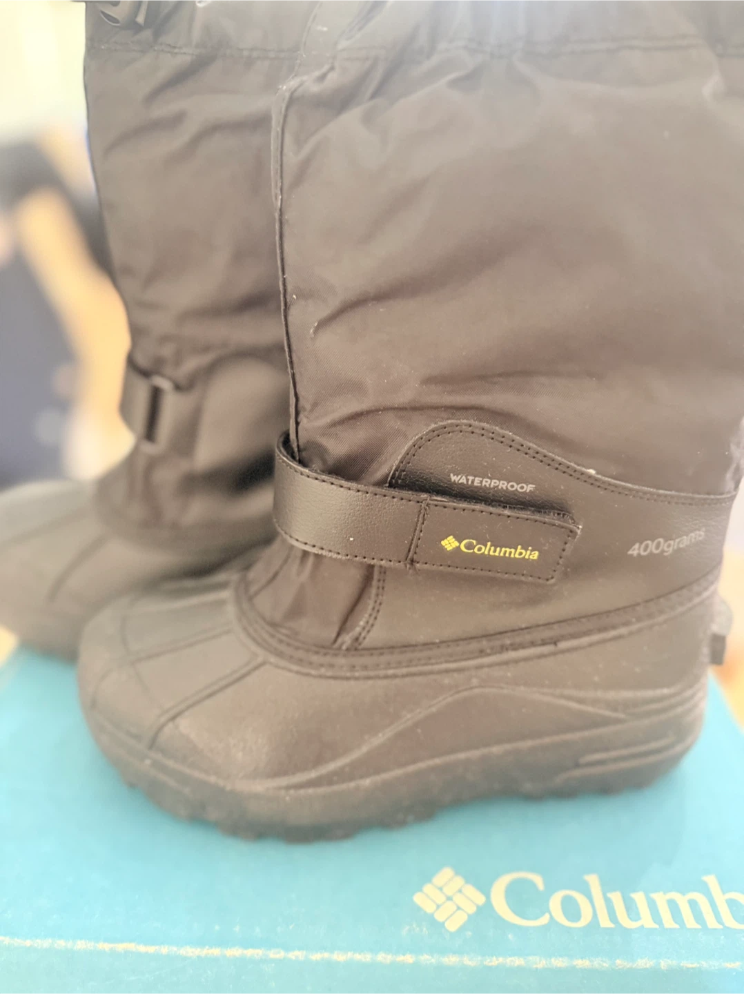 Columbia Snowbug Forty Black Winter Boots - Size 2