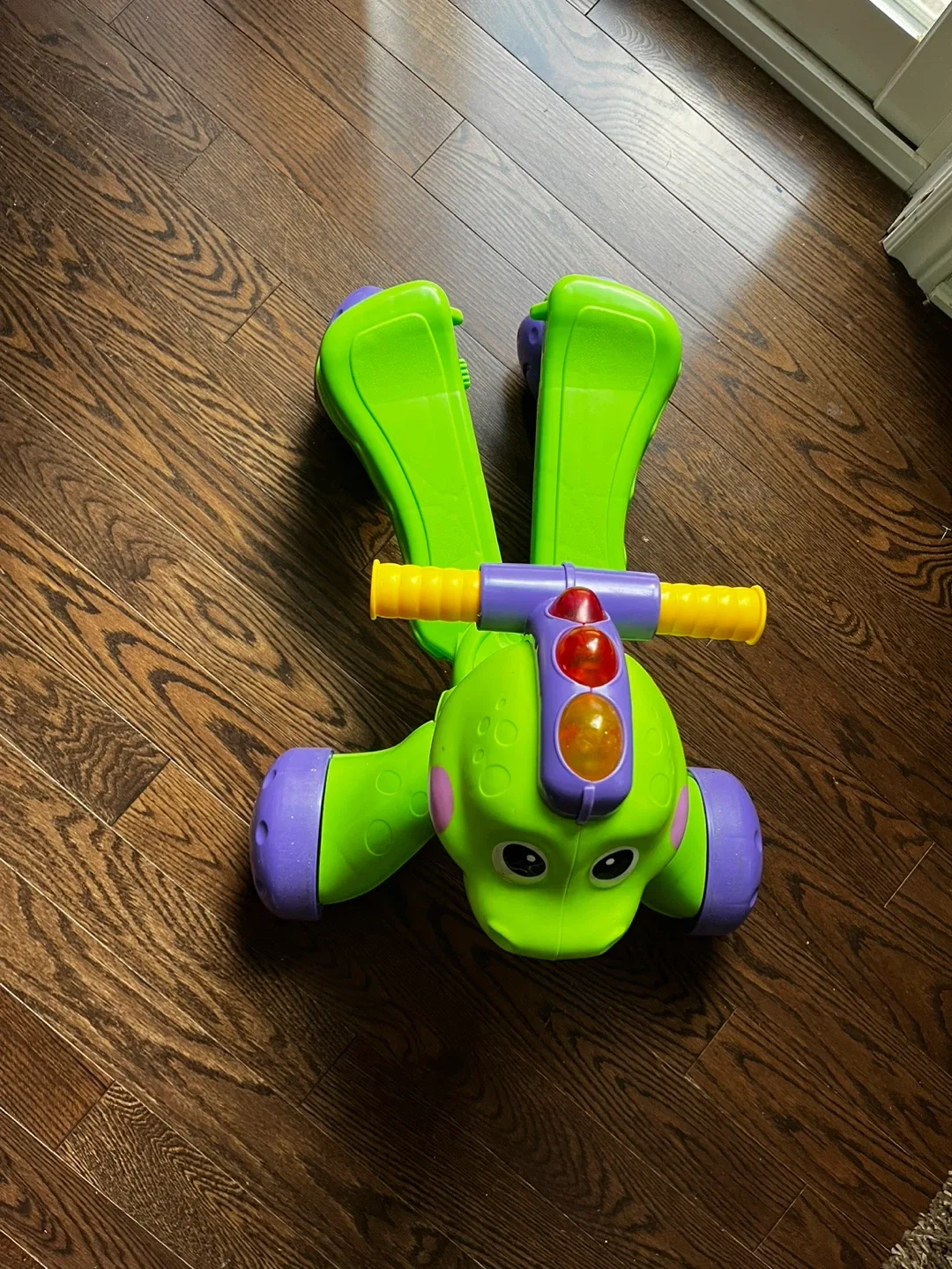 Fisher-Price Green Dinosaur Ride-On Toy image indicator(2)