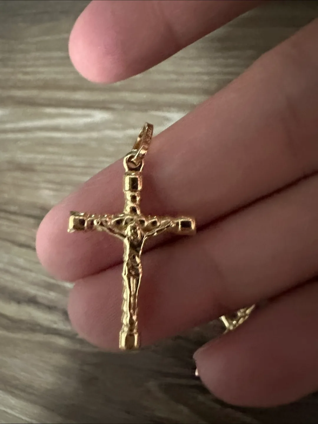 18k Real Gold Crucifix Pendants image indicator(2)