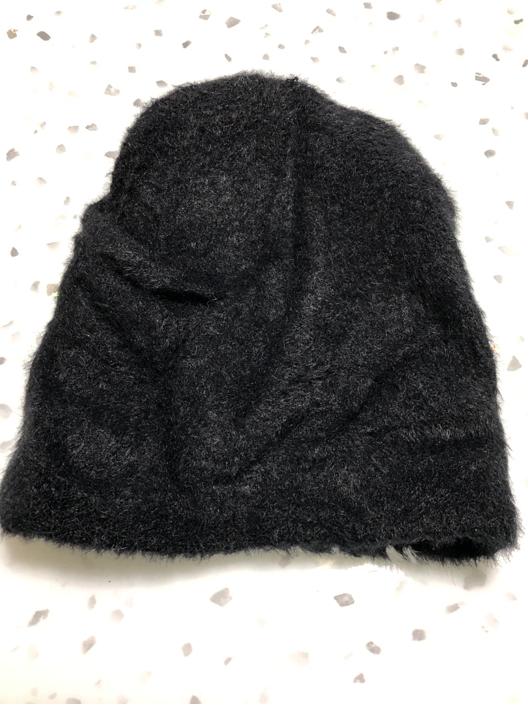 Fluffy Black Knit Hat - photo 2