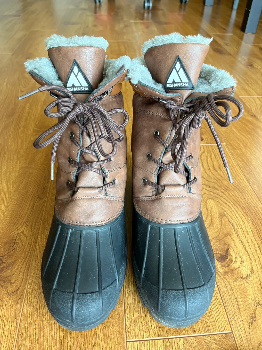 Mishansha Winter Duck Boots - Brown