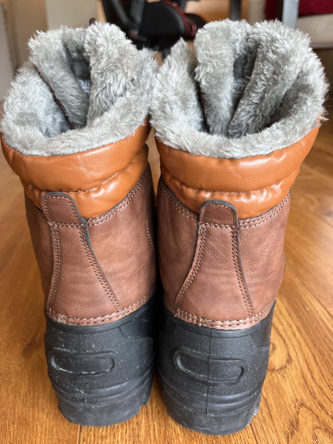 Mishansha Winter Duck Boots - Brown - photo 3