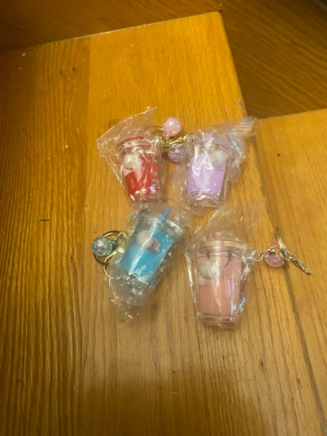 Cute Drink Keychain Lot - New thumbnail
