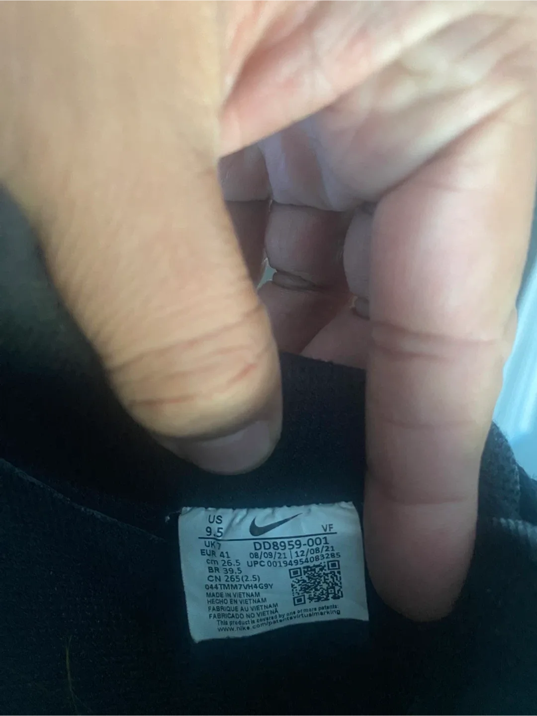 Nike Air Force 1 Low Black Size 9.5 image indicator(3)