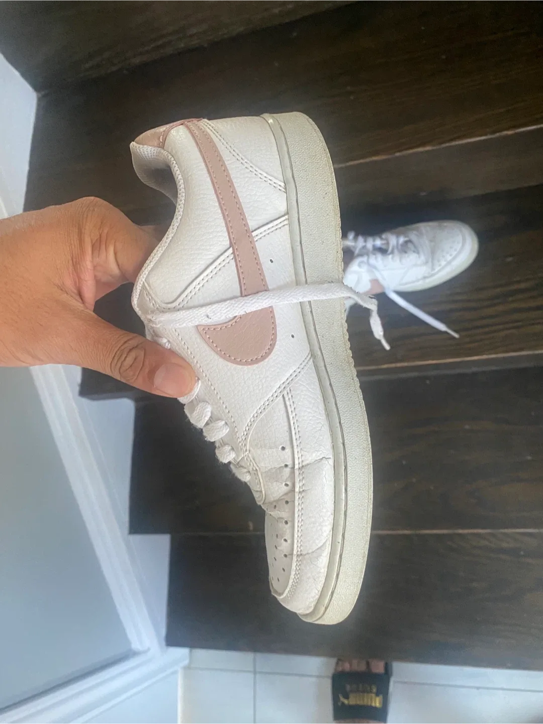 Nike Court Vision Low White/Pink, US 9 image indicator(3)