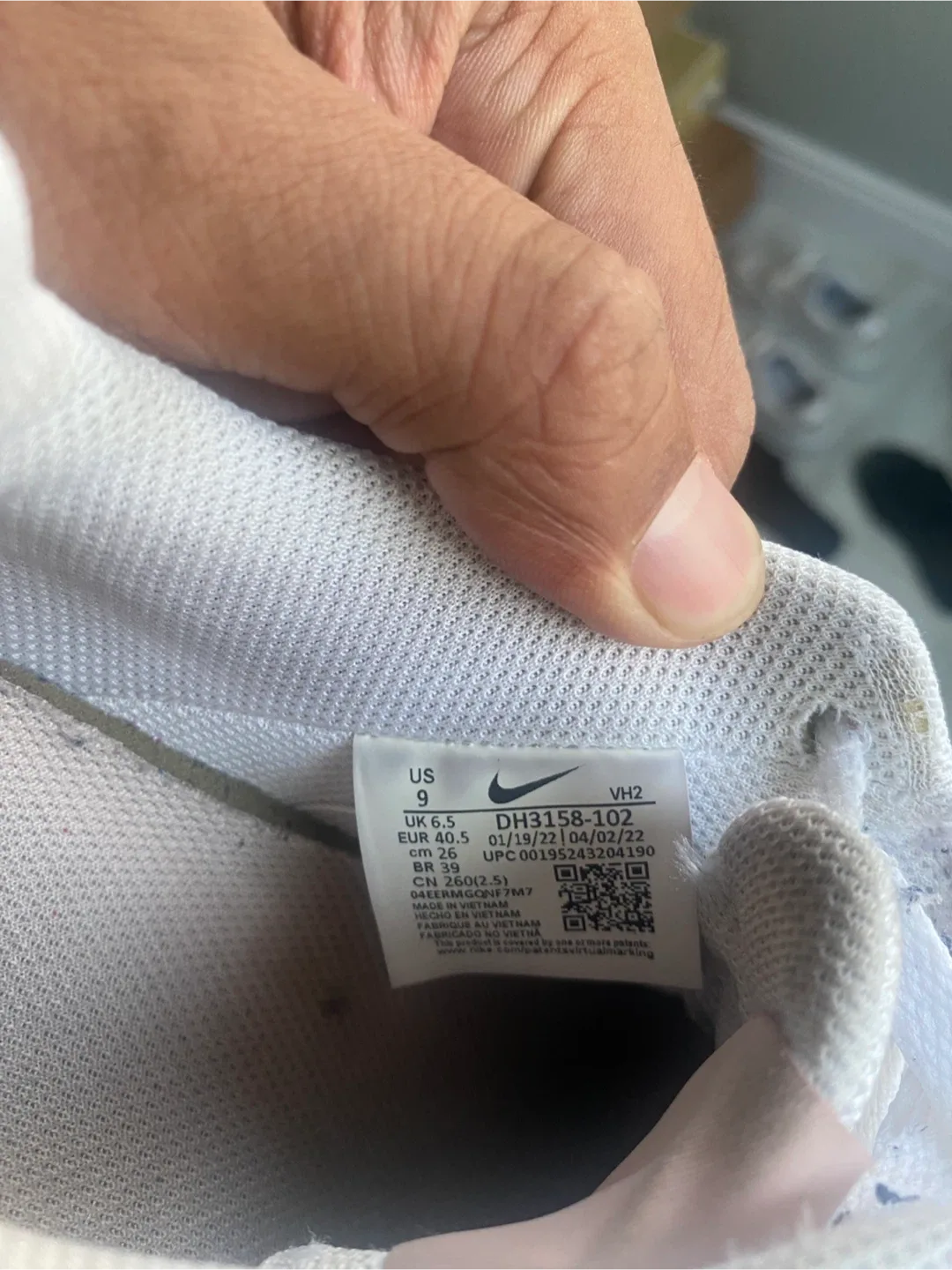 Nike Court Vision Low White/Pink, US 9 image indicator(4)