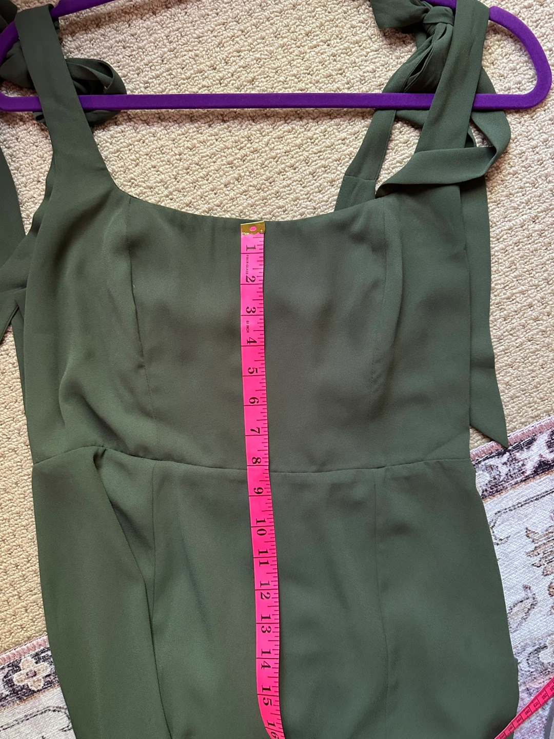 Park and fifth green bridesmaid dress - photo 4