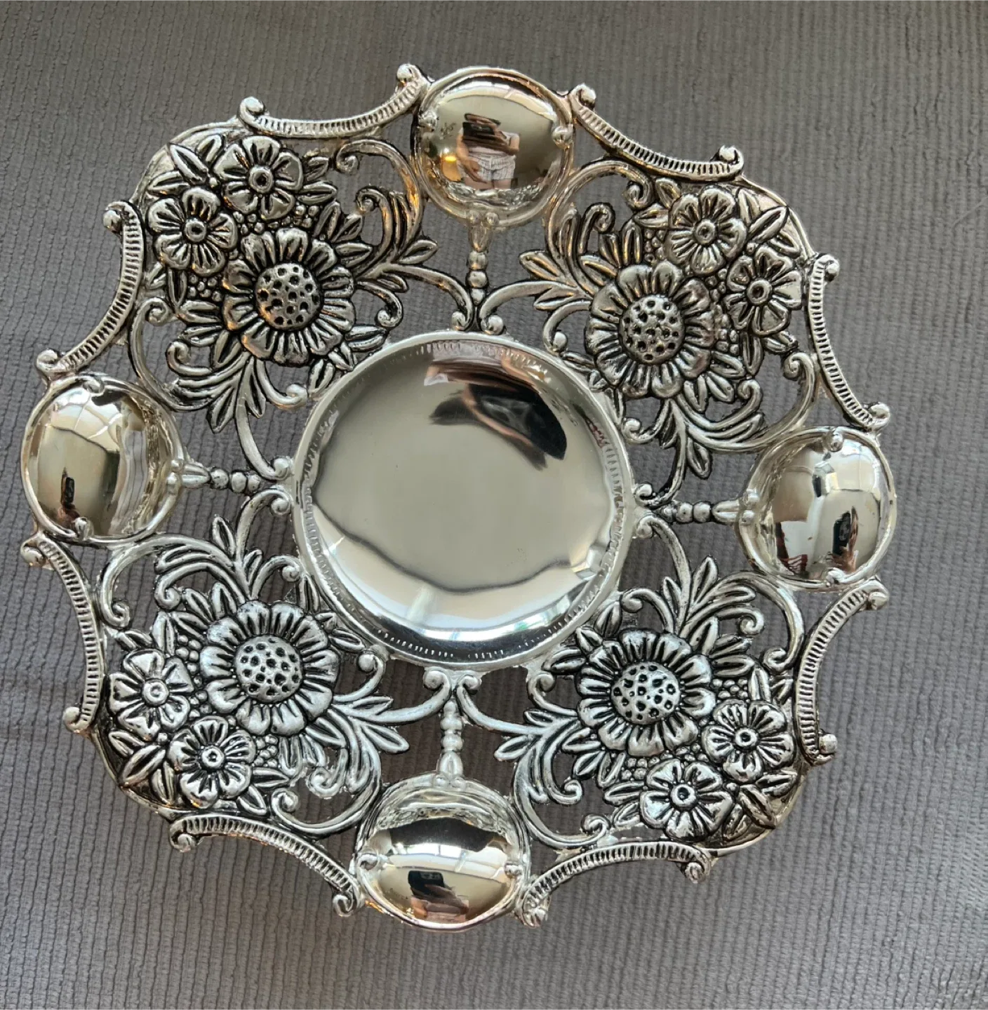 Silver Decorative Bowl thumbnail