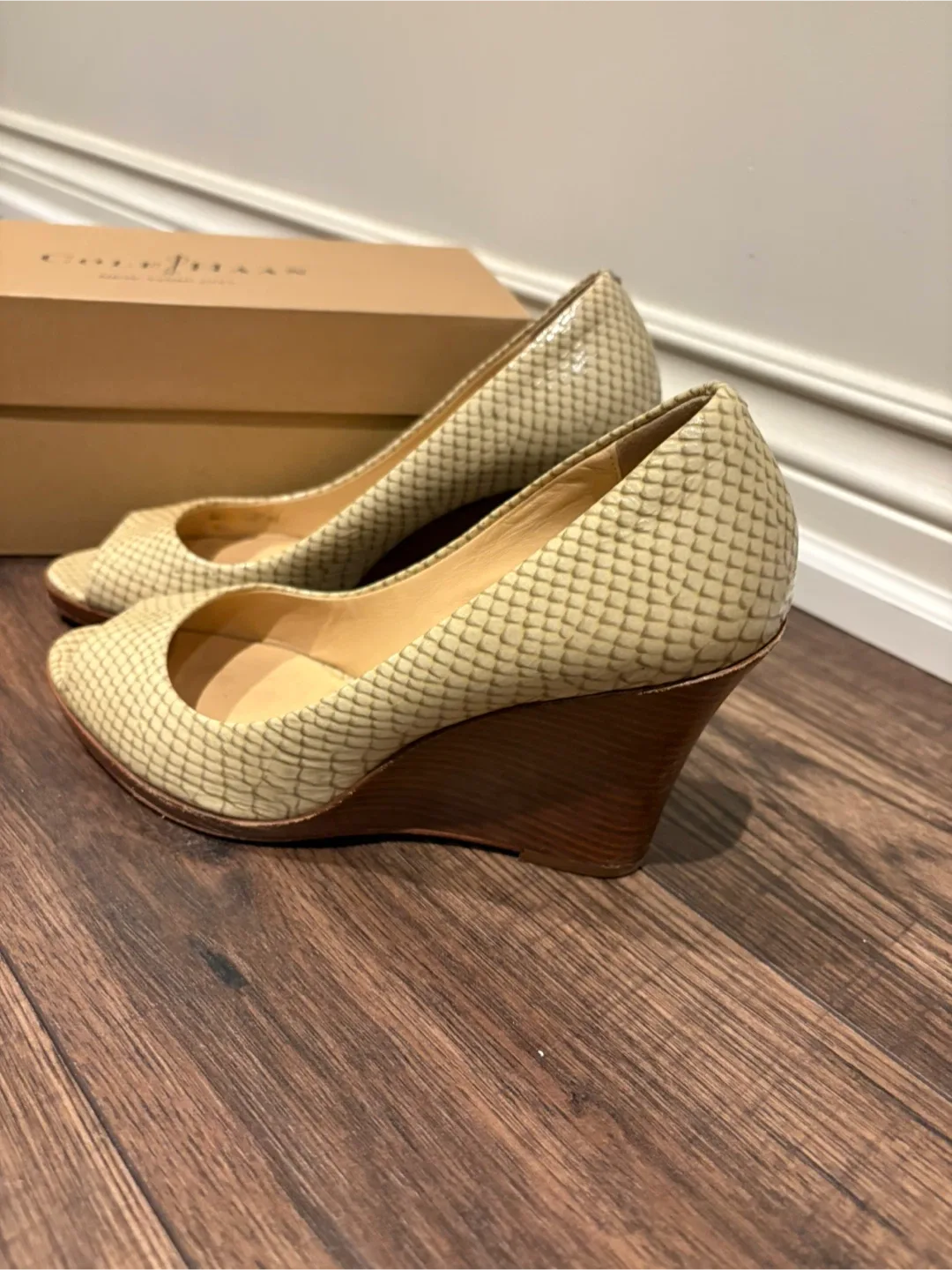 Cole Haan Wedge Heels Size 8 with Box image indicator(3)
