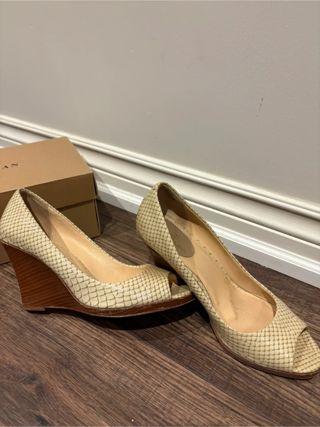 Cole Haan Wedge Heels Size 8 with Box image indicator(2)