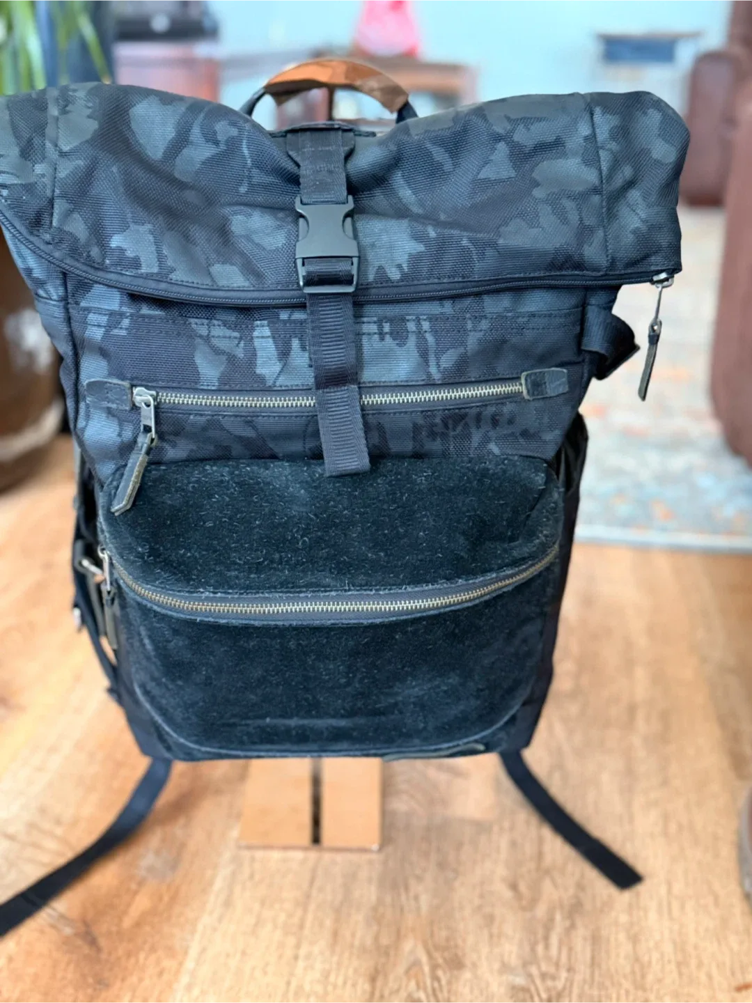 Tumi Black Camo Backpack image indicator(7)