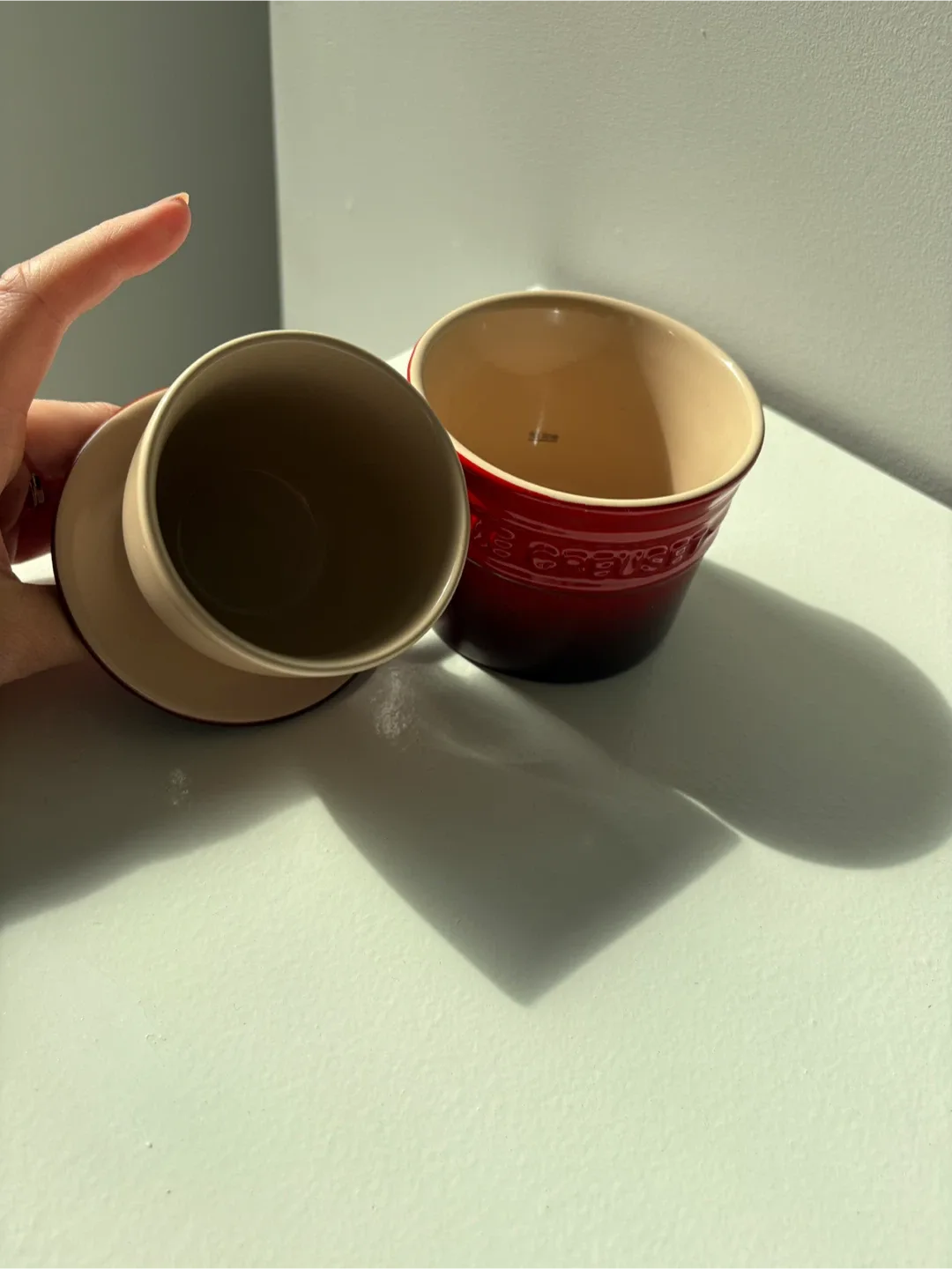 Le Creuset Butter Butter Bell Crock 🧡 image indicator(3)