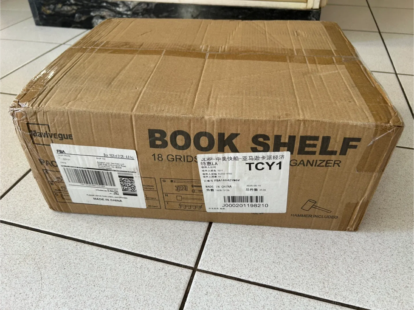 BNIB ! Mavivegue 18 Cube Storage Organizer, GREY! image indicator(9)