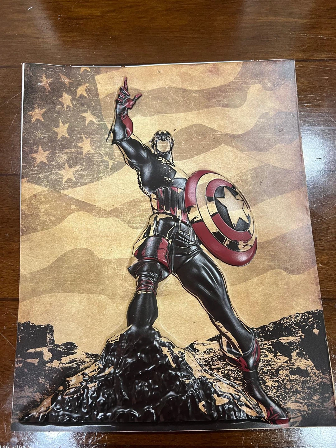 Captain America Comic Art - photo 2