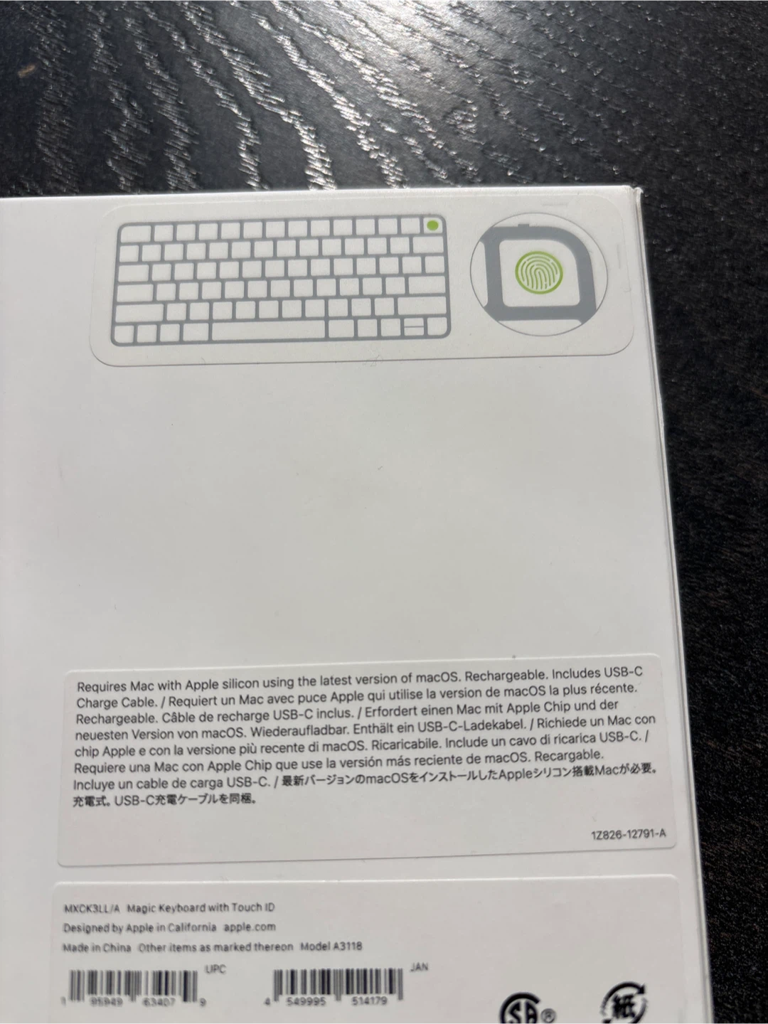 New! Apple Magic Keyboard w/ Touch ID - photo 2