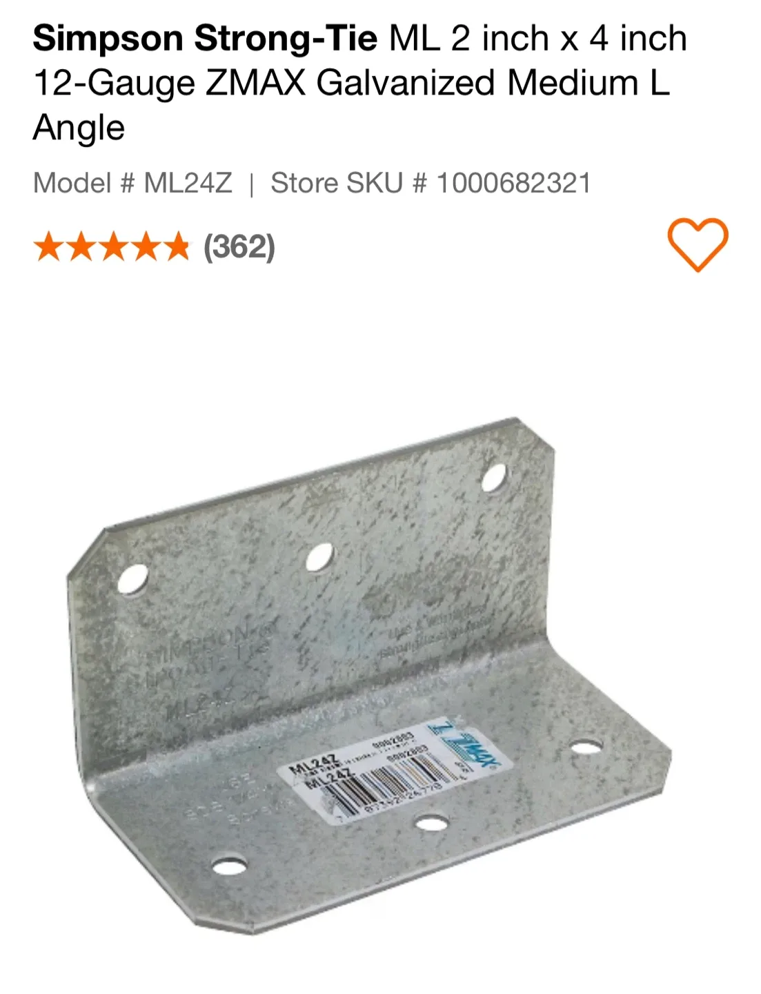 Simpson Strong-Tie Assorted Metal Connectors image indicator(2)