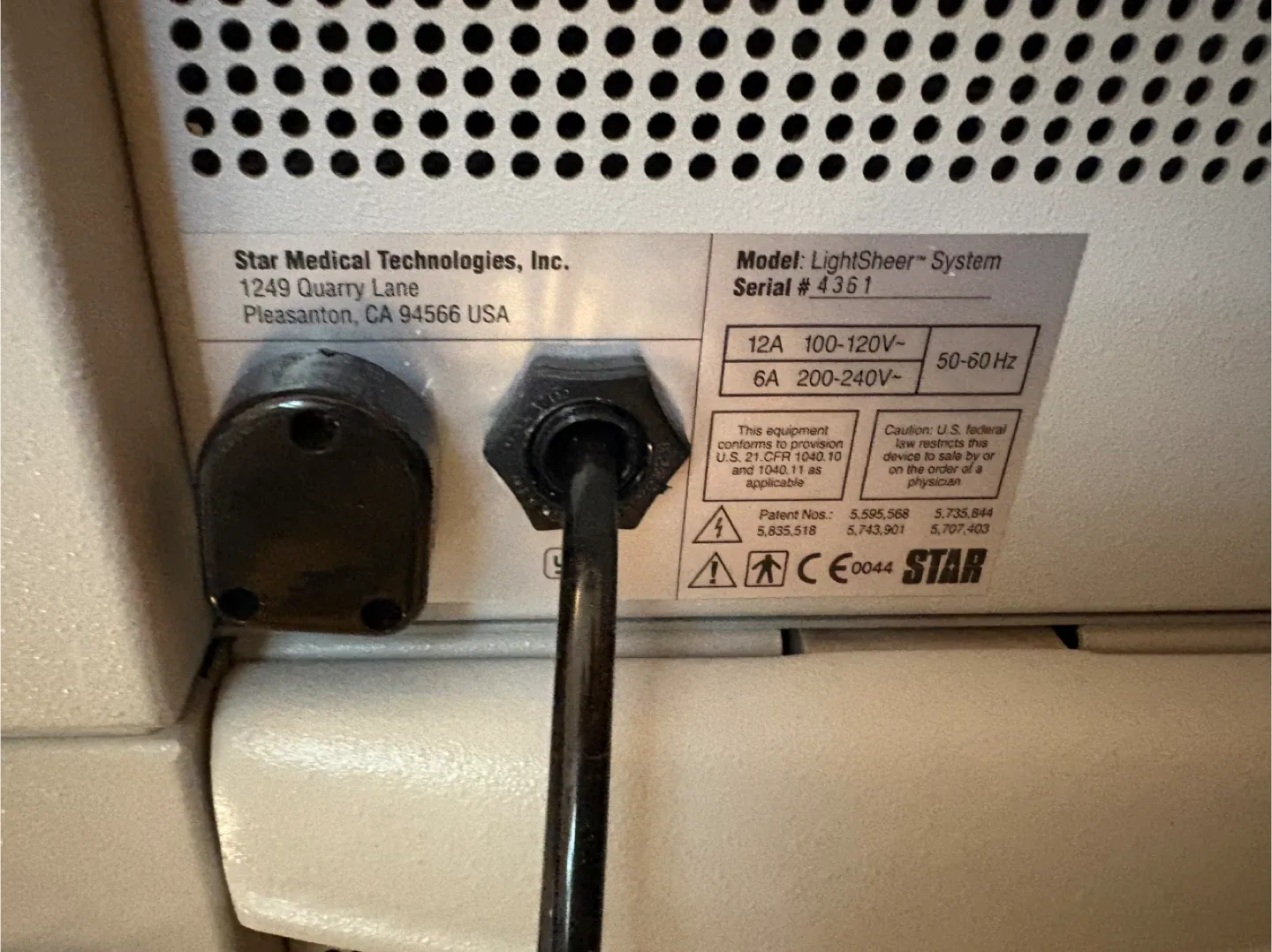 Coherent LightSheer EP Diode Laser System image indicator(7)