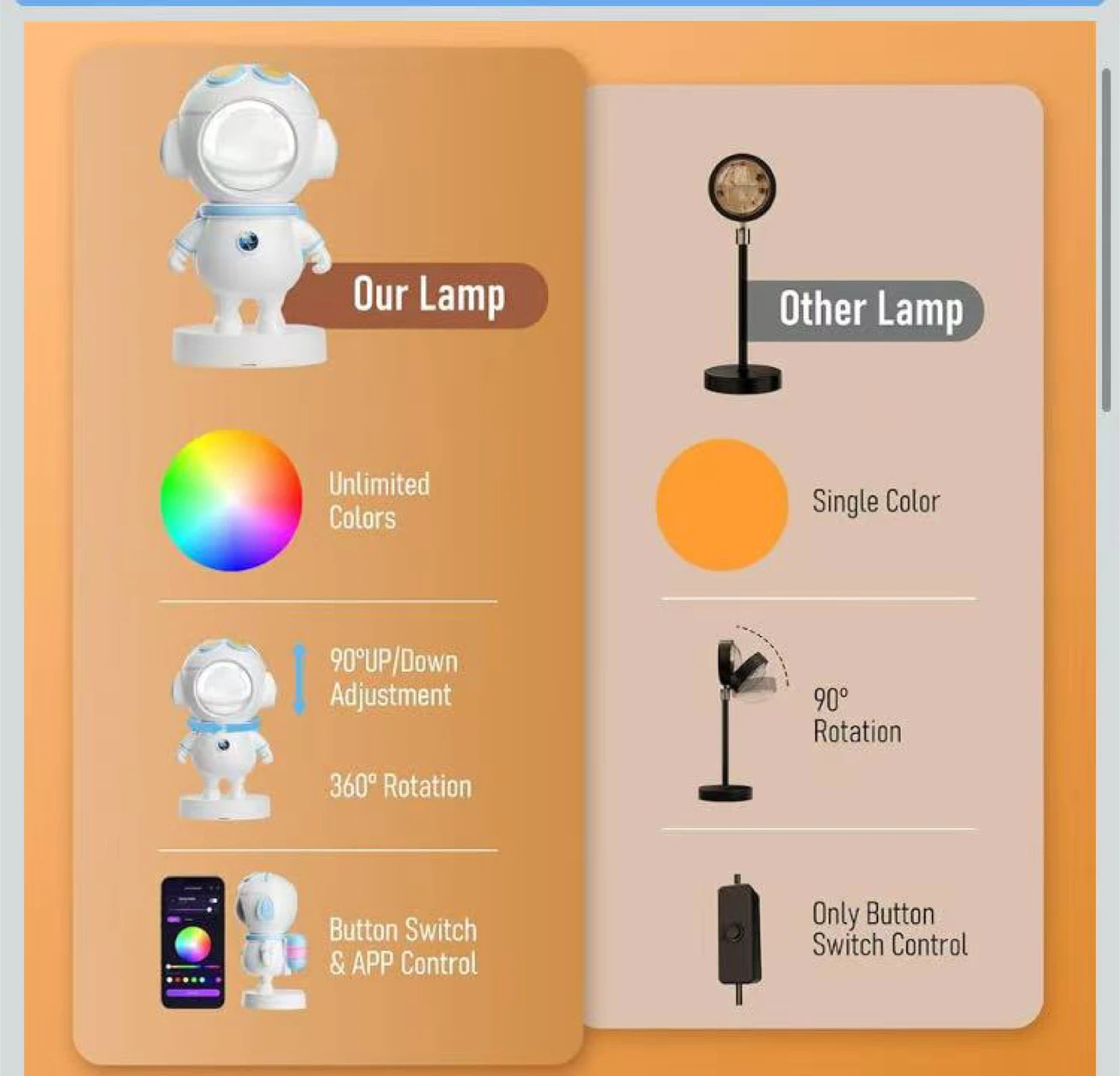 Sunset Lamp - App Controlled - photo 2
