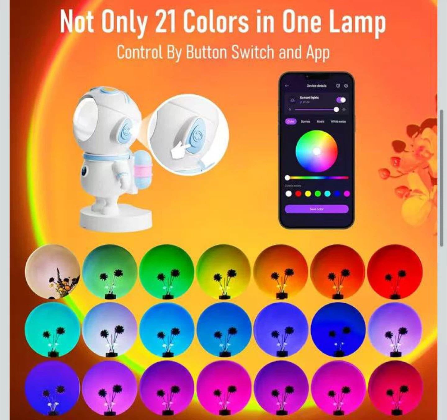 Sunset Lamp - App Controlled - photo 3