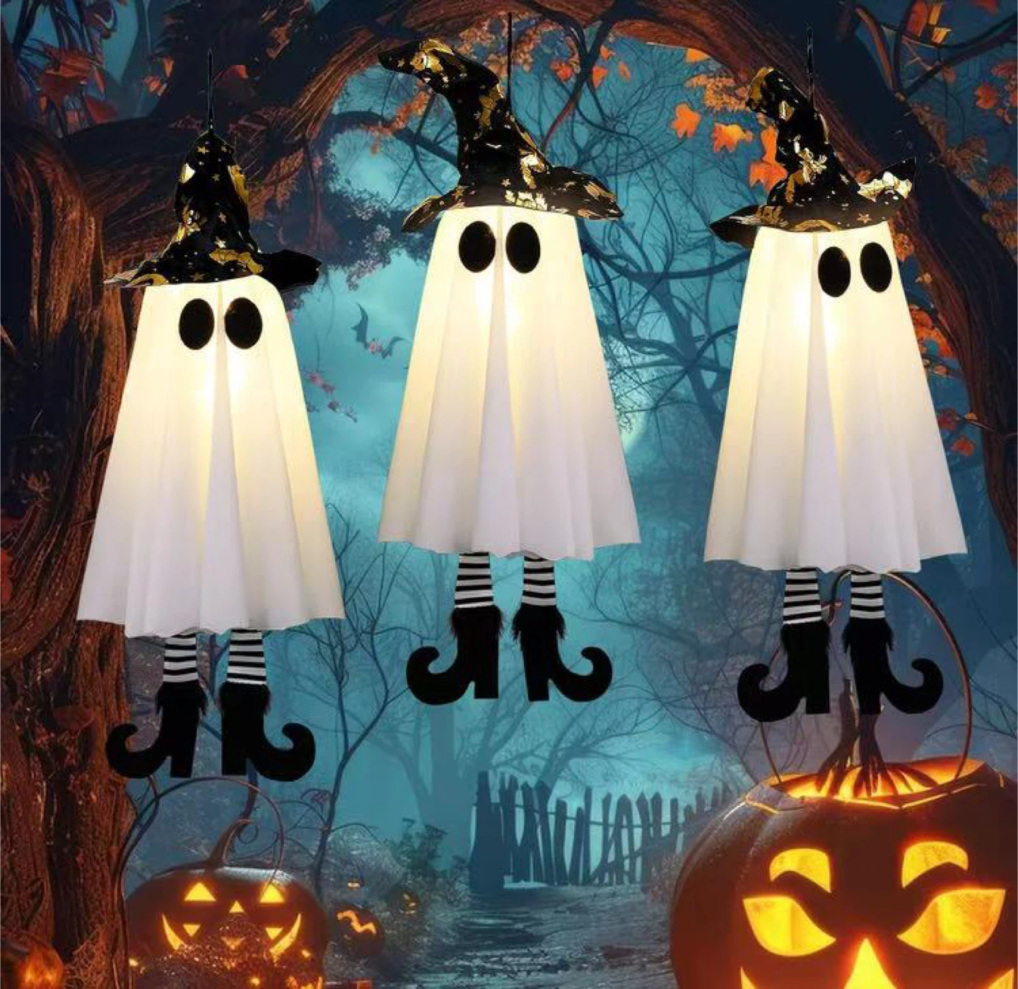 Halloween Ghost Decorative Lights