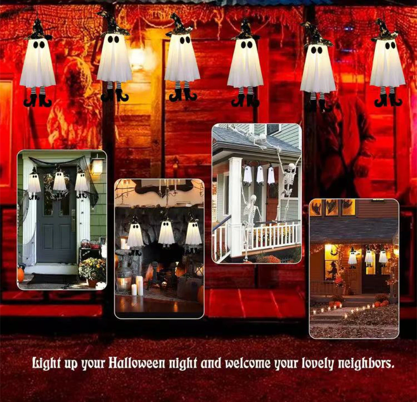 Halloween Ghost Decorative Lights - photo 5