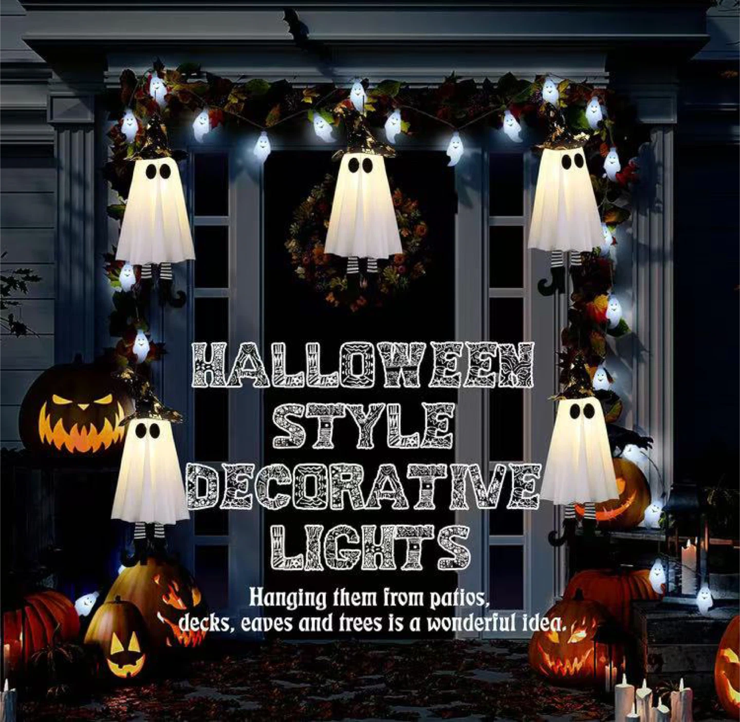 Halloween Ghost Decorative Lights - photo 3