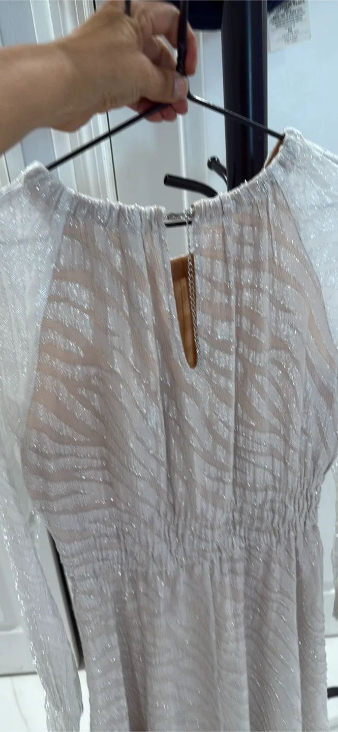 Michael Kors White Dress Size S image indicator(4)
