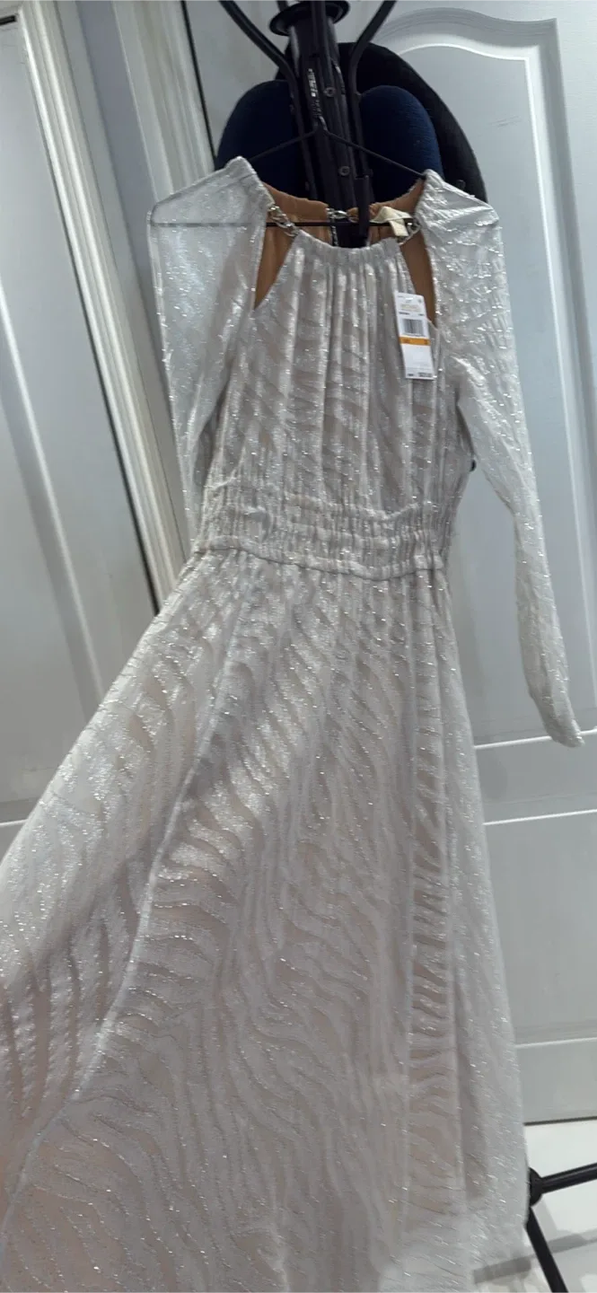 Michael Kors White Dress Size S image indicator(2)