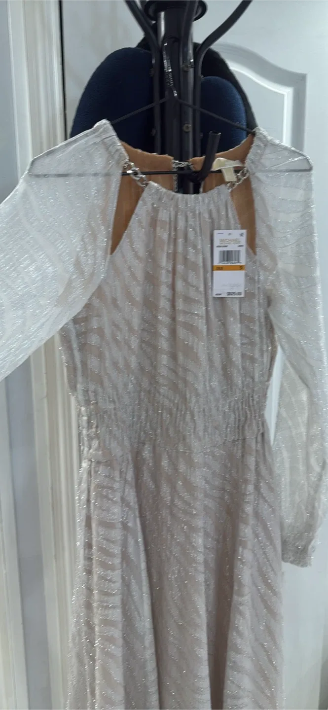 Michael Kors White Dress Size S image indicator(5)