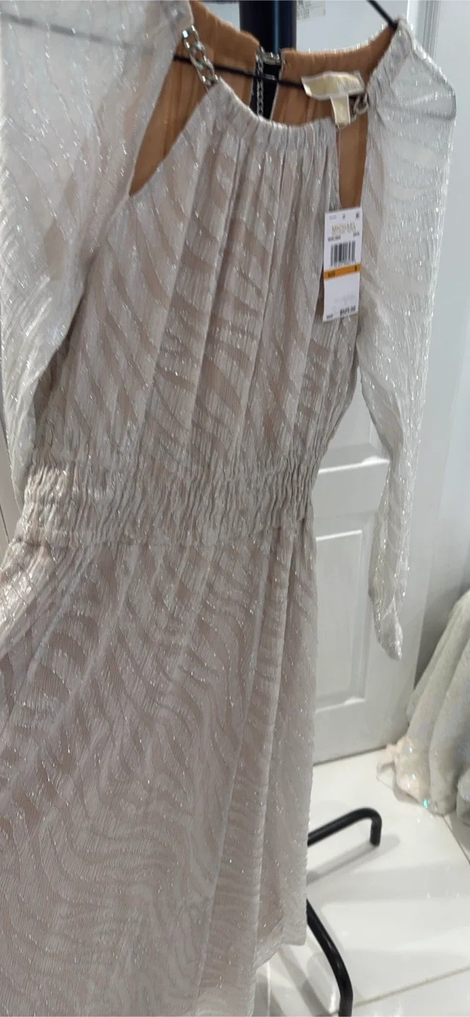 Michael Kors White Dress Size S image indicator(7)