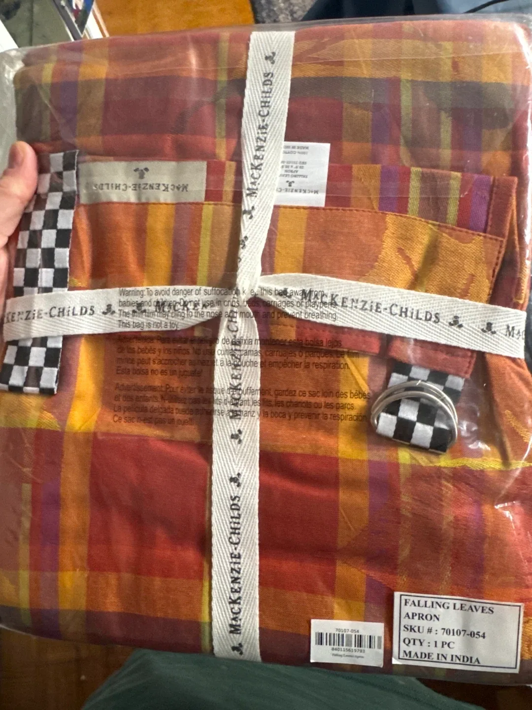 Mackenzie-Childs Falling Leaves Apron - New image indicator(2)