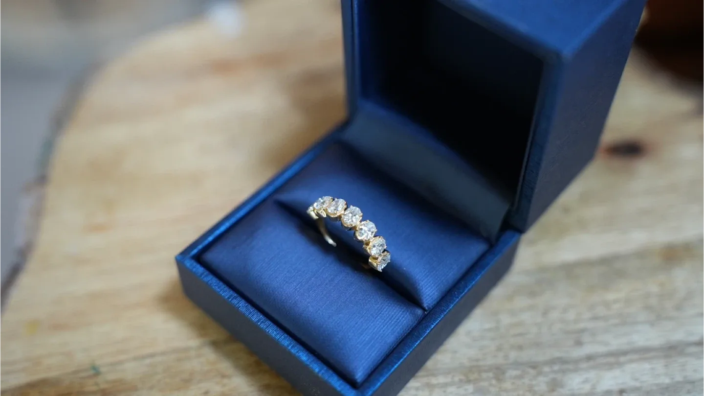 14K Gold Lab-Grown Diamond Ring – 1.50 CTW image indicator(2)