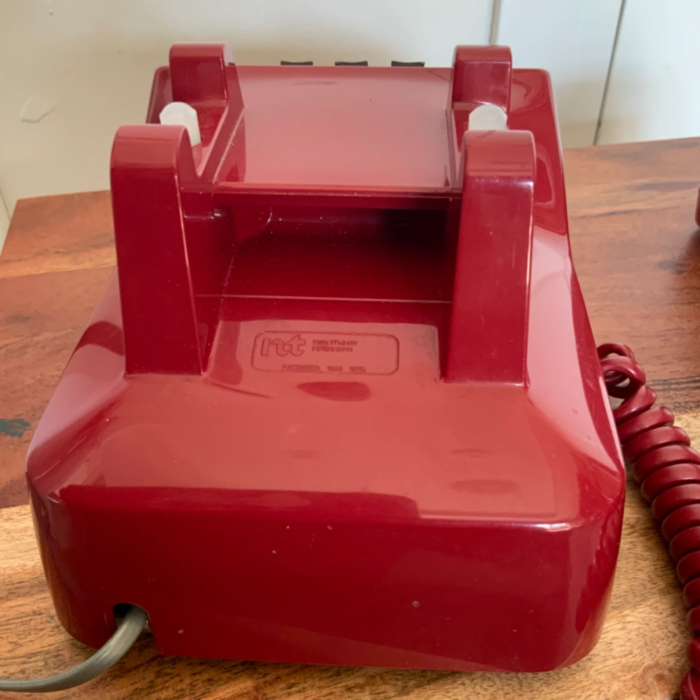 Vintage Red Push Button Phone - photo 3