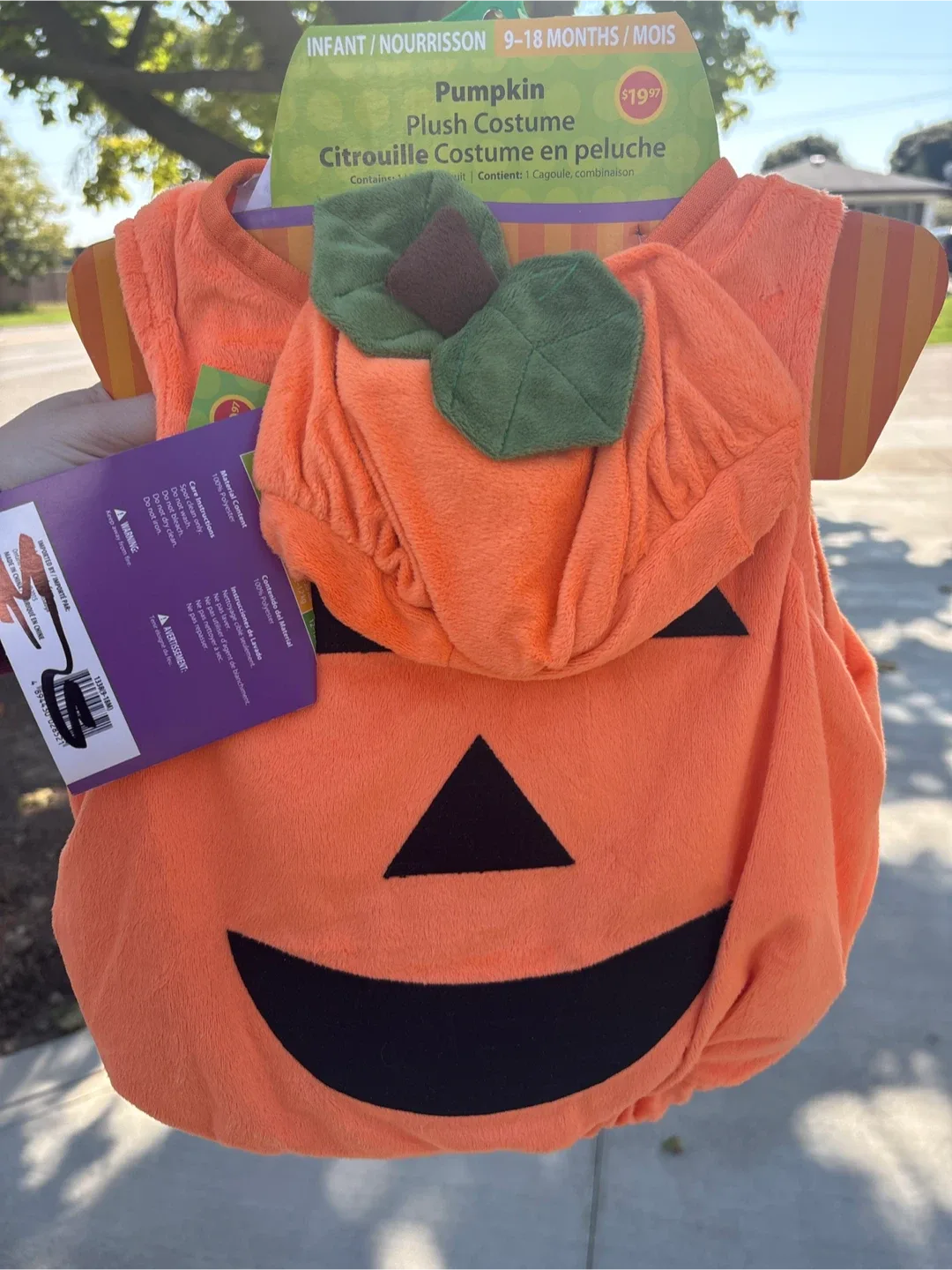 Pumpkin Plush Costume (9-18 Months) 🧡 thumbnail