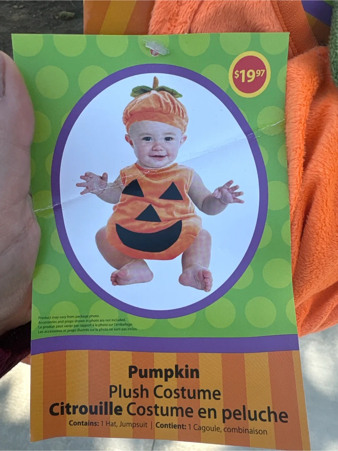Pumpkin Plush Costume (9-18 Months) 🧡 image indicator(2)